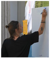 Stephanie Tschopp an der Primarschule Düdingen