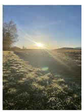 Sonnenaufgang auf dem Land
